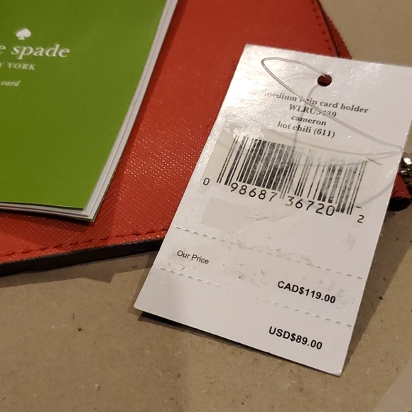 NWT Kate Spade medium zip cardholder - Picture 3 of 7